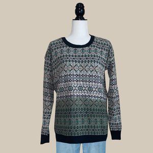 Coincidence & Chance Patterned Knit  Sweater